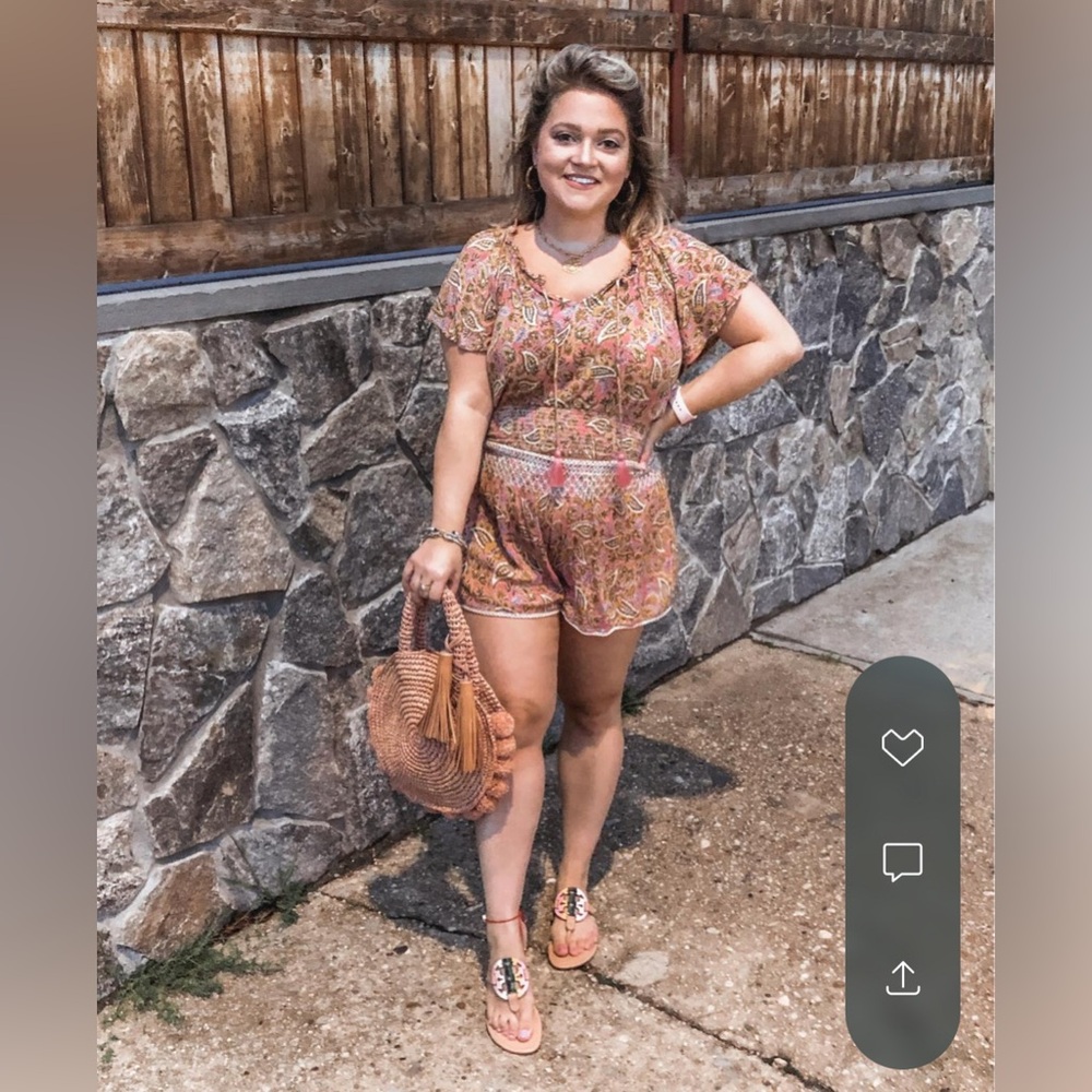 Aqua Bloomingdales Two Piece Floral Set
